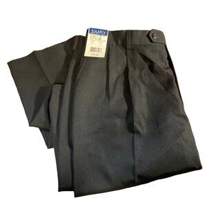 Black Pleated Front Dress Pant